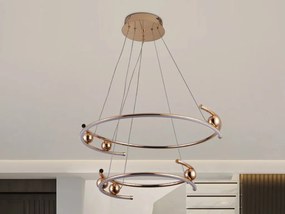 NEDES J4346-GCH Modern Led Függesztett Lámpa IP20