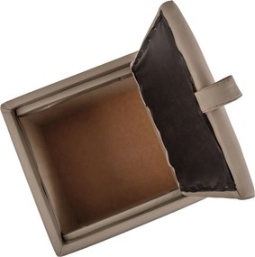 Box puff - POLY műbőr - taupe R