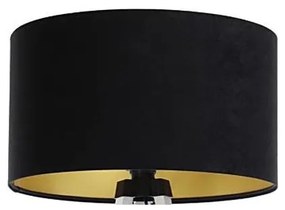 Univerzális STANDART E27 lámpabúra 45 cm fekete/arany