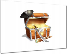 Vászonkép 100x70 Kalóz kincse gyerekeknek