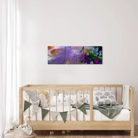 Piknik képe (órával) (90x30 cm)