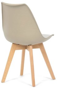 Barna Műanyag Étkezőszék. CT-X7055 WT