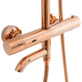 Zuhanyszett Termosztátos REA Lungo Rose Gold