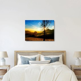 Napkelte kép (üvegen) (70x50 cm)