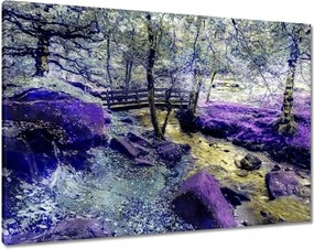 Vászonkép 100x70 Híd a folyó felett