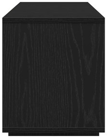 TV állvány - Fekete tölgy - 120x30x40.5 cm - Műmárványból készült
