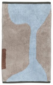 Világoskék-bézs mosható pamut szőnyeg 50x80 cm Figura – Mette Ditmer Denmark
