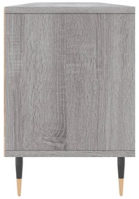 szürke sonoma színű szerelt fa TV-szekrény 150x30x44,5 cm