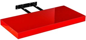 STILISTA Fali polc Volato 110 cm piros fényes