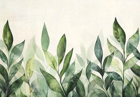 Fotótapéta Levelek A Flizelinen A Hálószoba Nappalijába fotótapéta a falra