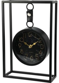 Alamino fém asztali óra fekete, 20 x 7,5 x 30 cm