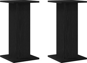 vidaXL Hangszóró állványok 2 pcs Fekete tölgy 30 x 30 x 60 cm Faanyag