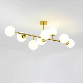 Rúdon függő csillár DORADO 8xE14/40W/230V arany