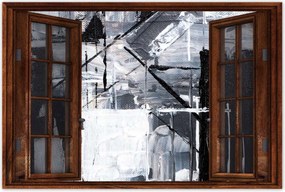 Poszterek 60x40 Absztrakt Holló