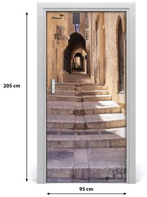 Poszter tapéta ajtóra Jeruzsálem Izrael 95x205 cm