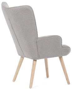 Fotel, Szürke Bouclé Szövet. AK-309 GREY2