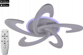 Mennyezeti lámpa Rgb Modern Plafon Led csillár Fehér Távirányító