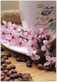 Poszterek 70x100 Cseresznyevirágos csésze