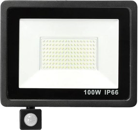 DOMENOLED 28 HALOGEN Kültéri Reflektor Fekete LED IP65