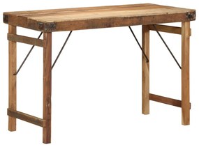 Étkezőasztal 110x55x76 cm Tömör újrahasznosított fa