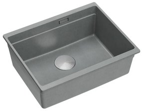 gránit mosogató Logan 100 Grey Metallic