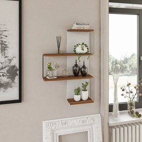 Cambel fali polc, dió, 64 cm