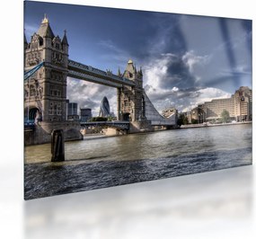Üveg kép - Tower Bridge Londonban (70x50 cm)