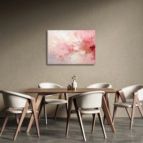 Kép - Rózsaszín absztrakt (70x50 cm)