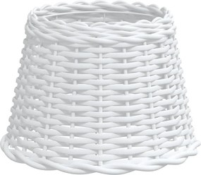 vidaXL fehér fonott lámpaernyő Ø30x20 cm