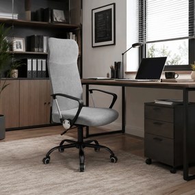 KA-W3109 szürke szövet irodai szék hinta mechanizmussal