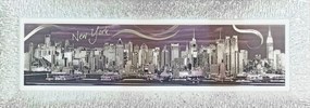 Exkluzív nagyméretű kép kerettel New York 125x46cm 5511/6