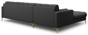 Sötétszürke sarokkanapé (bal oldali) Bali – Cosmopolitan Design