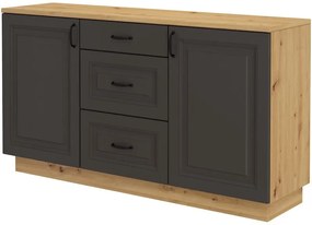 Komód Flaminia 2D3S (artisan tölgy+ grafit). 1035364