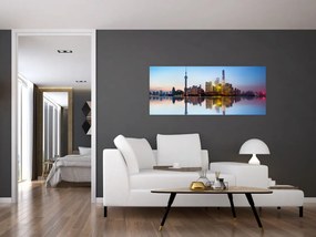 Egy kép a reggeli égboltról Sanghaj felett (120x50 cm)