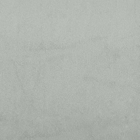 világosszürke bársonypad 108 x 79 x 79 cm