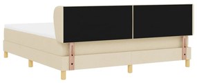 Boxspring Ágy Matraccal - Krém - 180x200 cm - Szövet