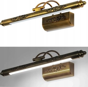 Lámpa Tükör Fölé Fürdőszoba Fali Lámpa Led Fali Lámpa Kép Fölé 8W Barna Fém