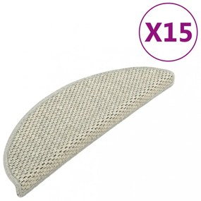 15 db szizálhatású világoszöld öntapadó lépcsőszőnyeg 56x17x3cm