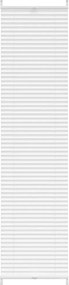vidaXL Plisse Roló 40 x 200 cm Fehér Redős Roló