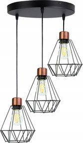 Mennyezeti Függőlámpa Csillár Túlnyúlás Gyémánt Drót