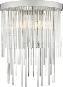 DAR LIGHTING ISL0950 ISLA Kristály Fali Lámpa Csiszolt Króm E14 IP20