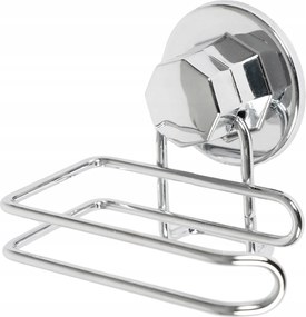 Ezüst Színű Fürdőszobai Wc-papír Tartó Fém 3 Féle Rögzítési Mód