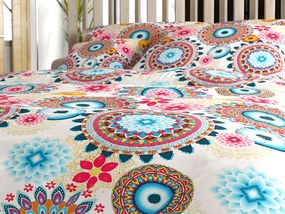 Mikroszálas ágyneműhuzat GEOMANDALA színes kivitel Ágyneműhuzat mérete: 70 x 90 cm | 140 x 200 cm