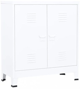 fehér acél ipari tárolóláda 90 x 40 x 100 cm