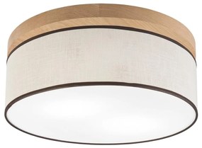 Brilagi Brilagi - Mennyezeti lámpa BELLADONNA 2xE27/15W/230V átm. 40 cm krémes/tölgy BG1360
