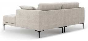 Bézs sarokkanapé (jobb oldali-heverő résszel) Bemy – Micadoni