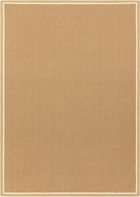 Natúr színű kétoldalas-kézi szövésű juta szőnyeg 160x230 cm Bordo Herringbone Linen – Asiatic Carpets