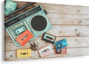 Kép - retro rádió (90x60 cm)