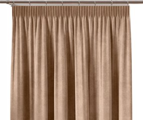 Velvi szalagfüggöny 140x160 sötét bézs