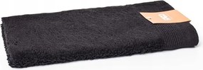 Aqua törölköző 30x50 fekete frottír 500 g/m2 Faro